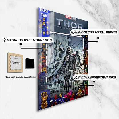Flex Designs Metal Poster Thor The Dark World Comics 16 x 24" Home Goods - Movie 2013 Movie Metal Poster