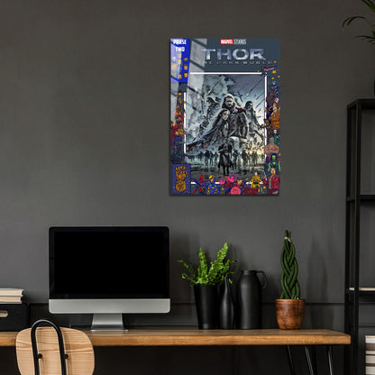 Flex Designs Metal Poster Thor The Dark World Comics 24 x 36" Home Goods - Movie 2013 Movie Metal Poster