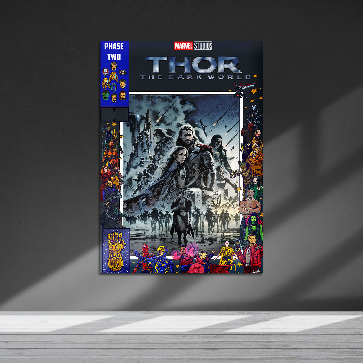 Flex Designs Metal Poster Thor The Dark World Comics 5 x 7" Home Goods - Movie 2013 Movie Metal Poster
