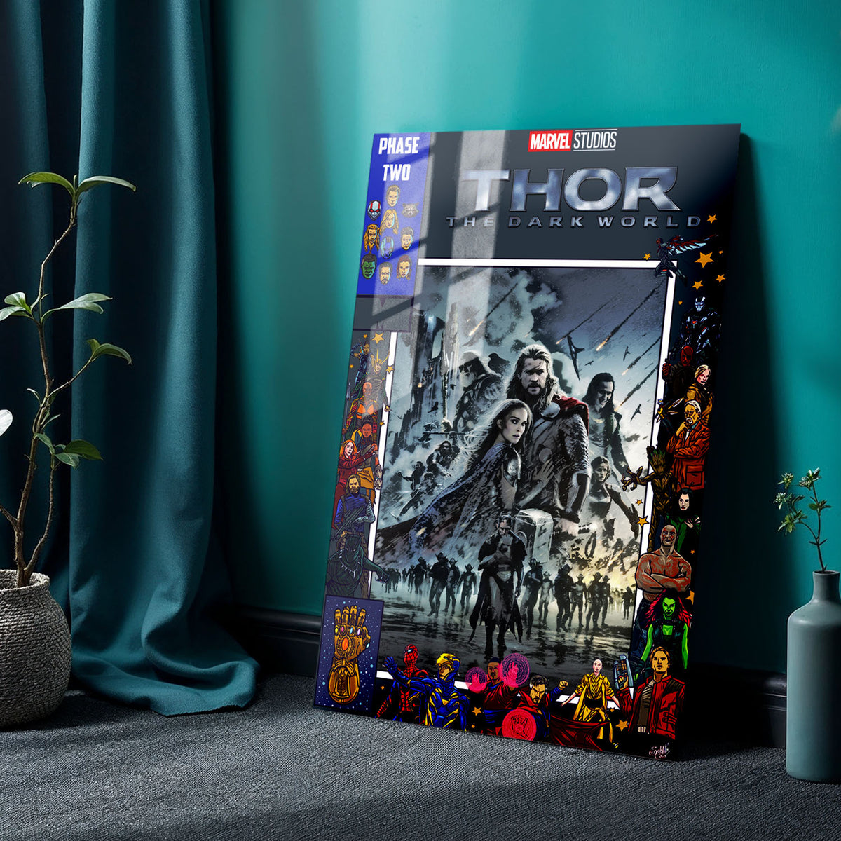 Flex Designs Metal Poster Thor The Dark World Comics 24 x 36" Home Goods - Movie 2013 Movie Metal Poster