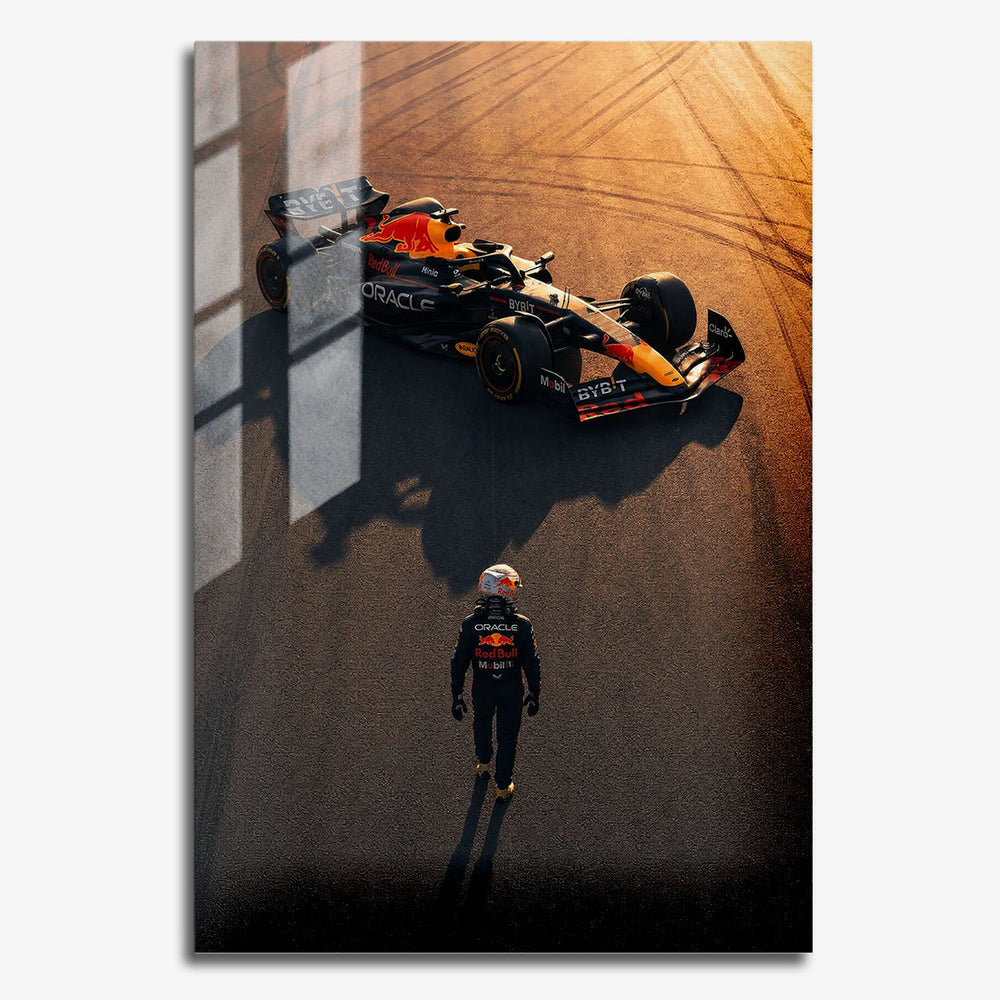 Flex Designs Metal Poster Formula 1 Redbull Max Verstappen 11 x 17" Home Goods - Sports  Metal Poster