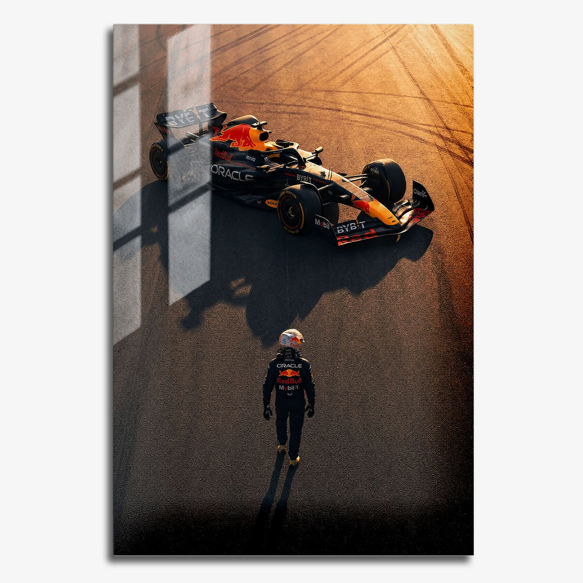 Flex Designs Metal Poster Formula 1 Redbull Max Verstappen 11 x 17" Home Goods - Sports  Metal Poster