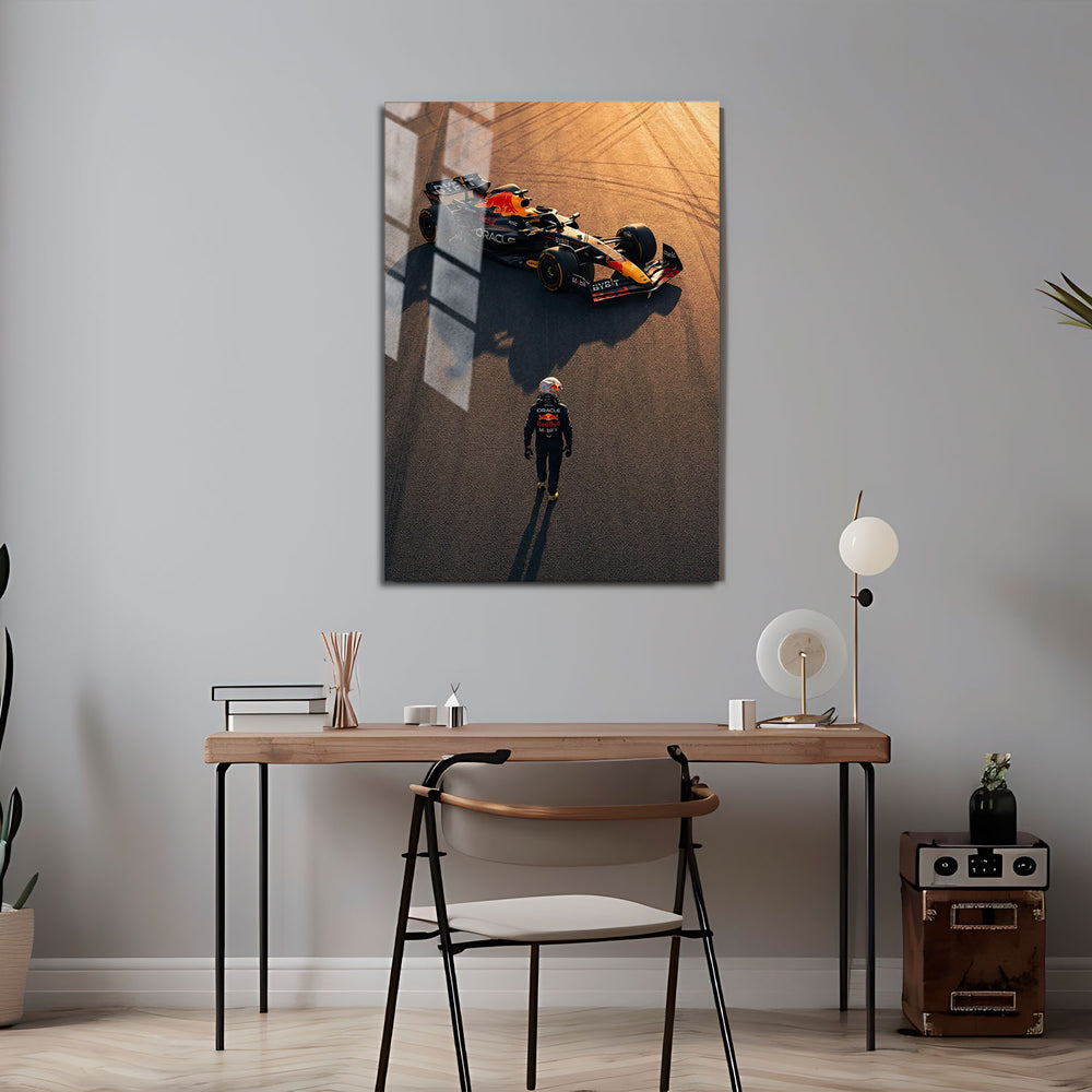 Flex Designs Metal Poster Formula 1 Redbull Max Verstappen 5 x 7" Home Goods - Sports  Metal Poster