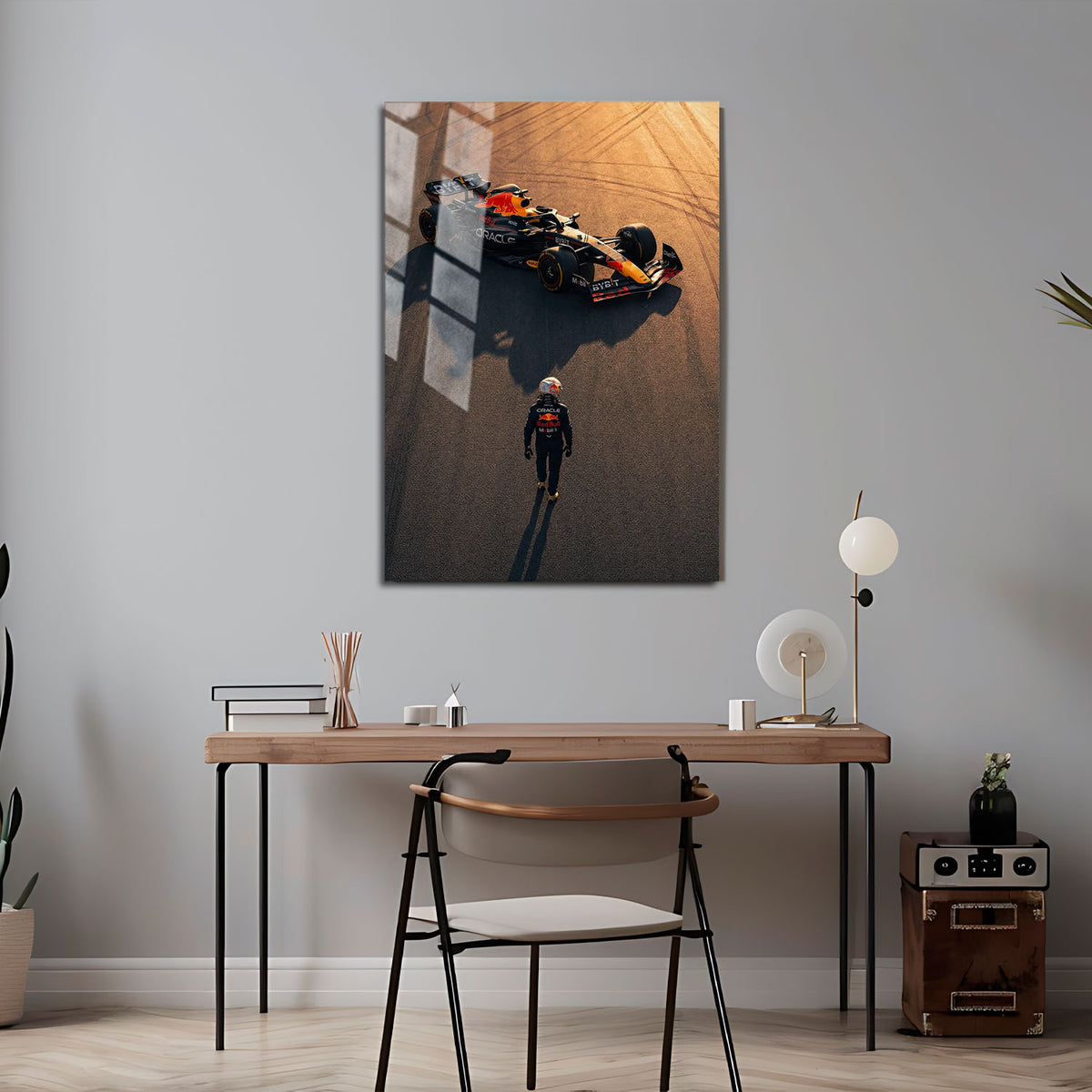 Flex Designs Metal Poster Formula 1 Redbull Max Verstappen 5 x 7" Home Goods - Sports  Metal Poster