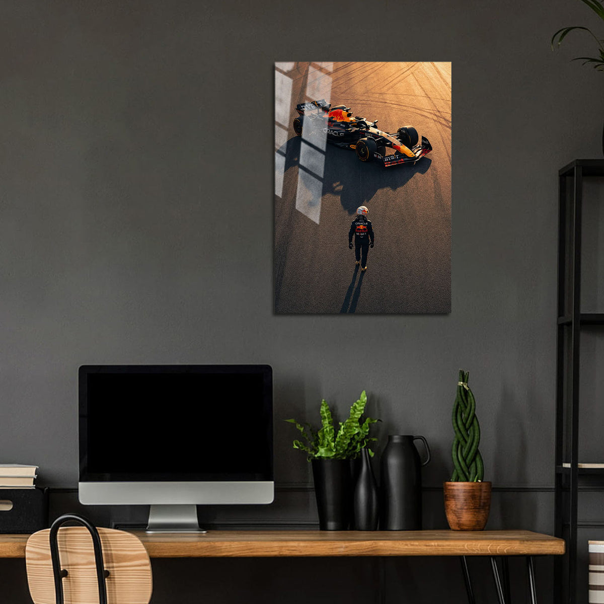 Flex Designs Metal Poster Formula 1 Redbull Max Verstappen 24 x 36" Home Goods - Sports  Metal Poster