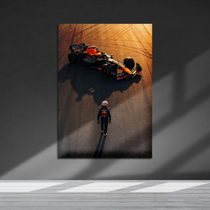 Flex Designs Metal Poster Formula 1 Redbull Max Verstappen 5 x 7" Home Goods - Sports  Metal Poster