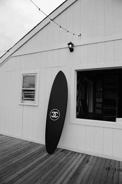 Flex Designs Metal Poster Chanel Surfer Black 11 x 17" Home Goods - Designer  Metal Poster
