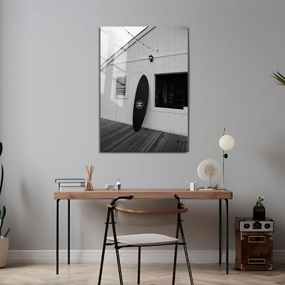 Flex Designs Metal Poster Chanel Surfer Black 5 x 7" Home Goods - Designer  Metal Poster