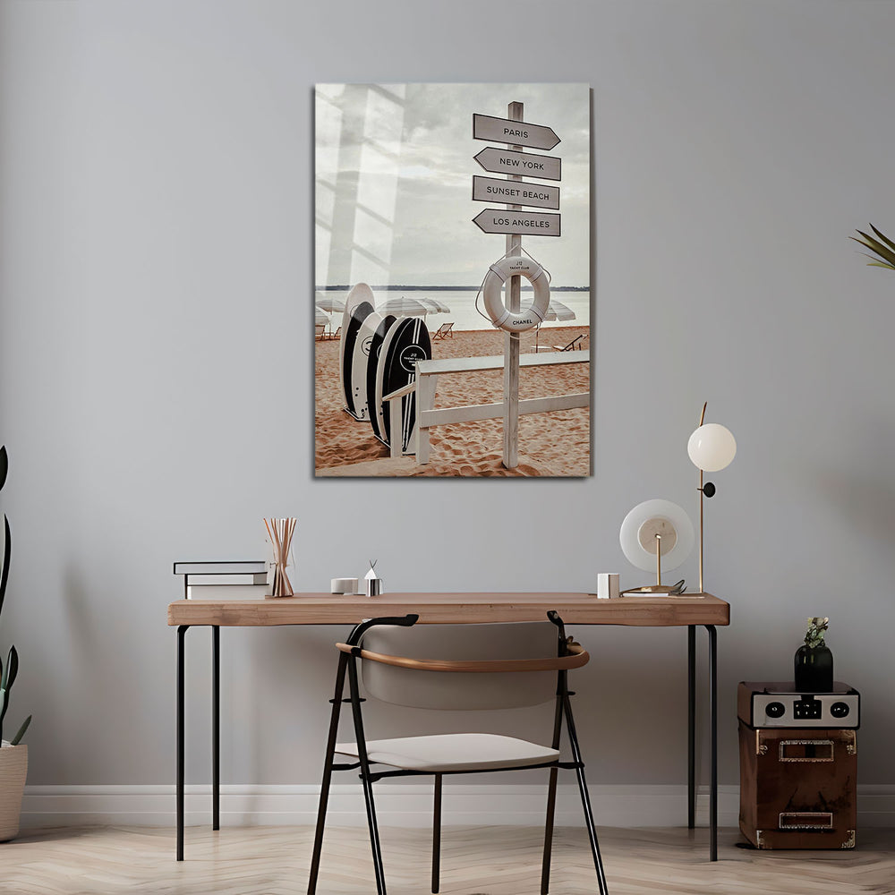 Flex Designs Metal Poster Chanel Yacht Club 5 x 7" Home Goods - Designer  Metal Poster