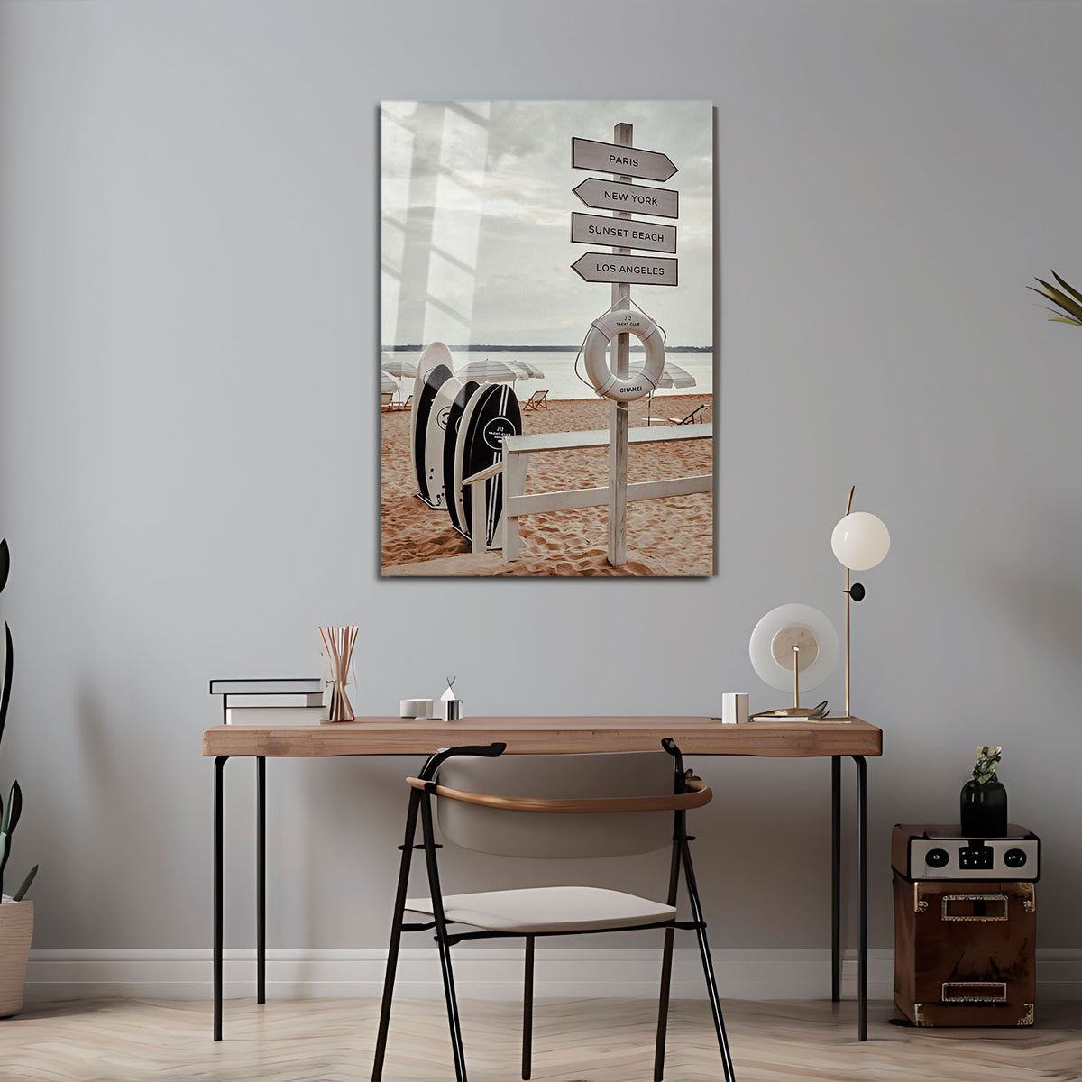 Flex Designs Metal Poster Chanel Yacht Club 5 x 7" Home Goods - Designer  Metal Poster