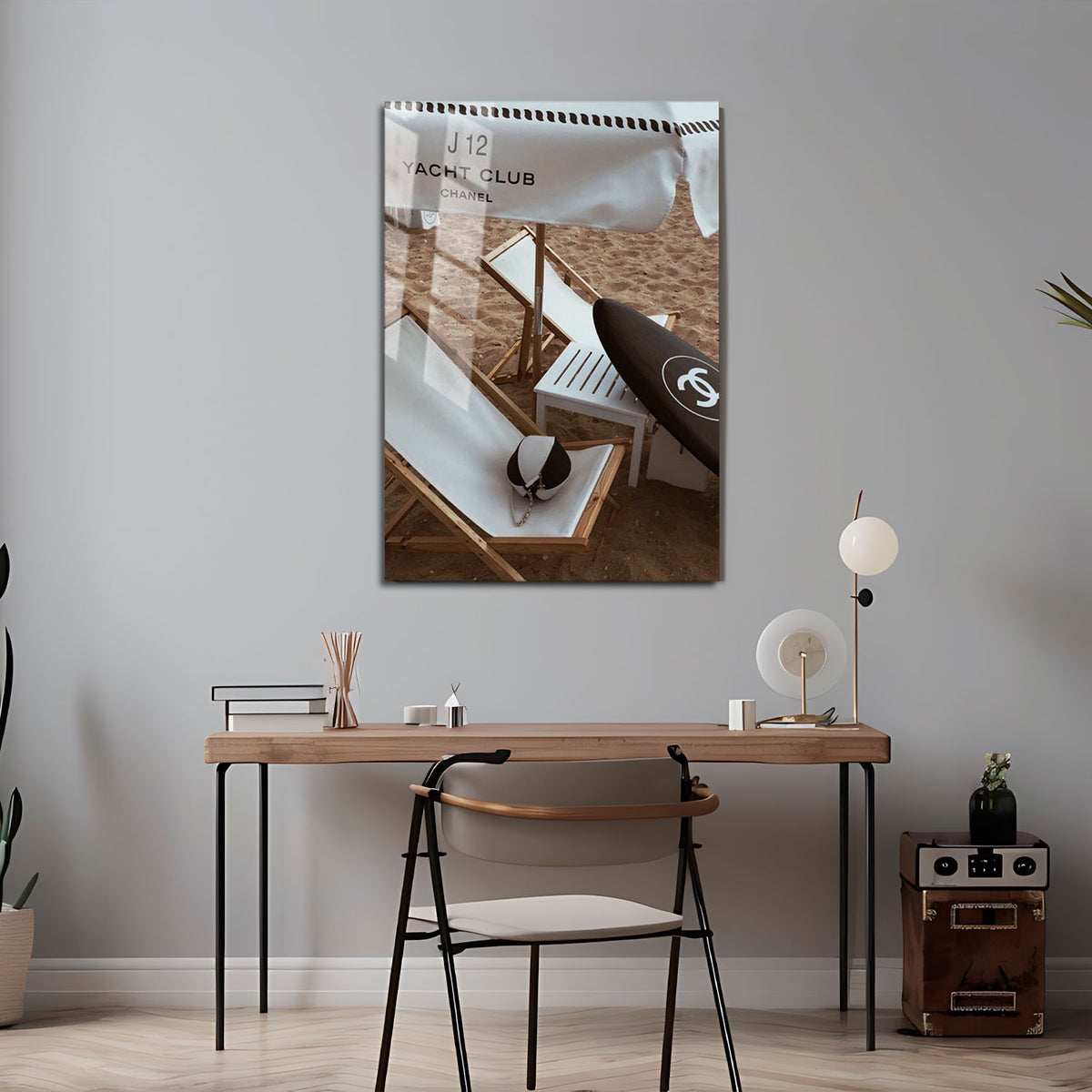Flex Designs Metal Poster Chanel Yacht Paradise 5 x 7" Home Goods - Designer  Metal Poster