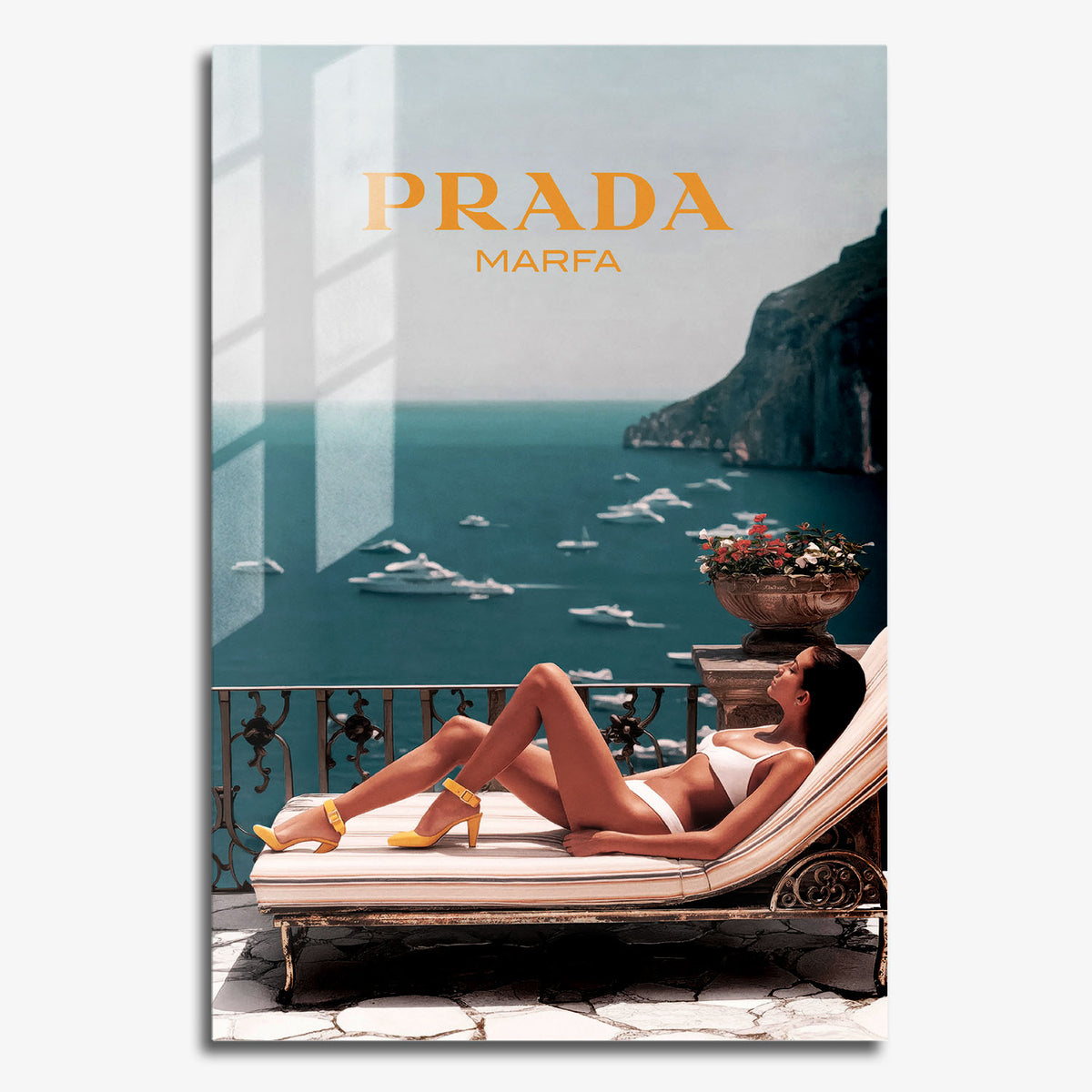 Flex Designs Metal Poster Prada Marfa 11 x 17" Home Goods - Designer  Metal Poster