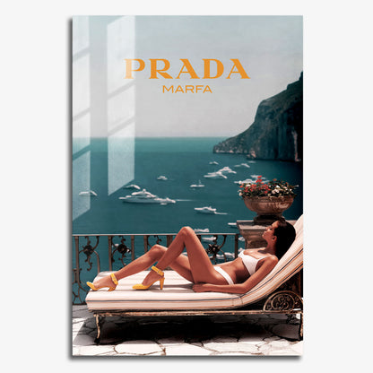 Flex Designs Metal Poster Prada Marfa 11 x 17" Home Goods - Designer  Metal Poster