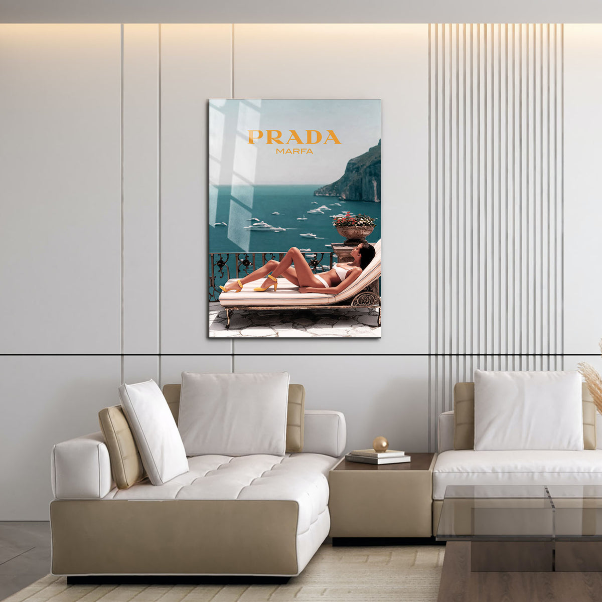 Flex Designs Metal Poster Prada Marfa 16 x 24" Home Goods - Designer  Metal Poster