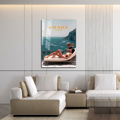 Flex Designs Metal Poster Prada Marfa 16 x 24" Home Goods - Designer  Metal Poster