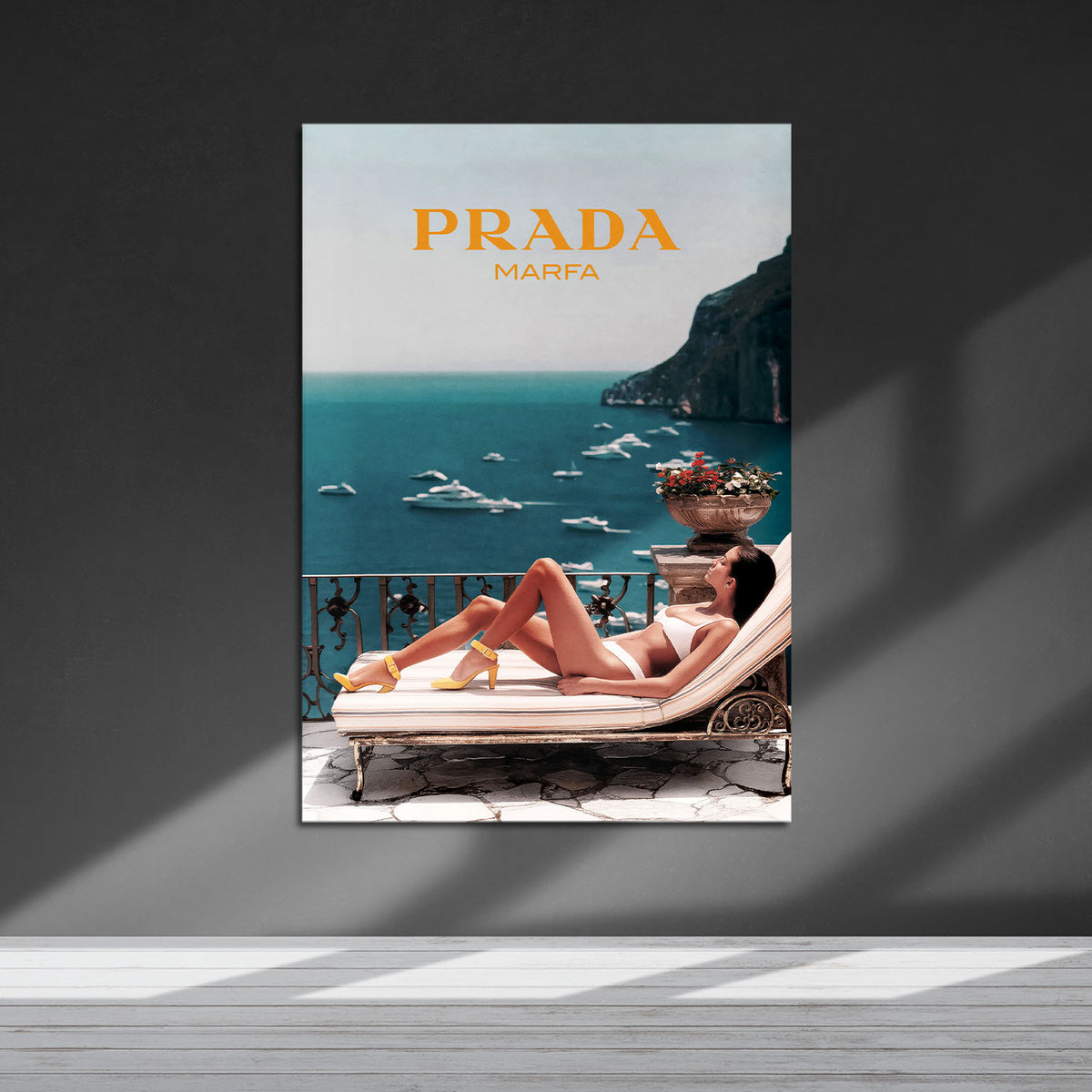 Flex Designs Metal Poster Prada Marfa 5 x 7" Home Goods - Designer  Metal Poster