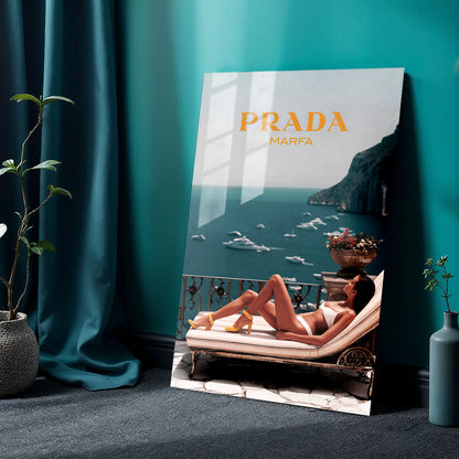 Flex Designs Metal Poster Prada Marfa 24 x 36" Home Goods - Designer  Metal Poster