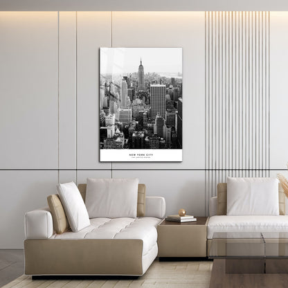 Flex Designs Metal Poster New York City United States 11 x 17" Home Goods - Designer  Metal Poster
