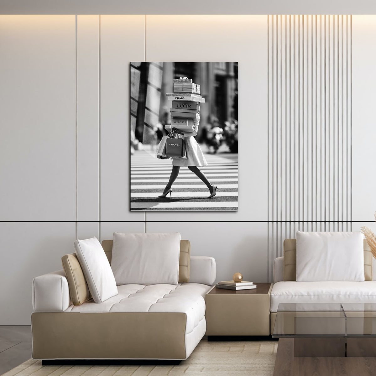 Flex Designs Metal Poster Noir Designer Fashion 11 x 17" Home Goods - Designer  Metal Poster