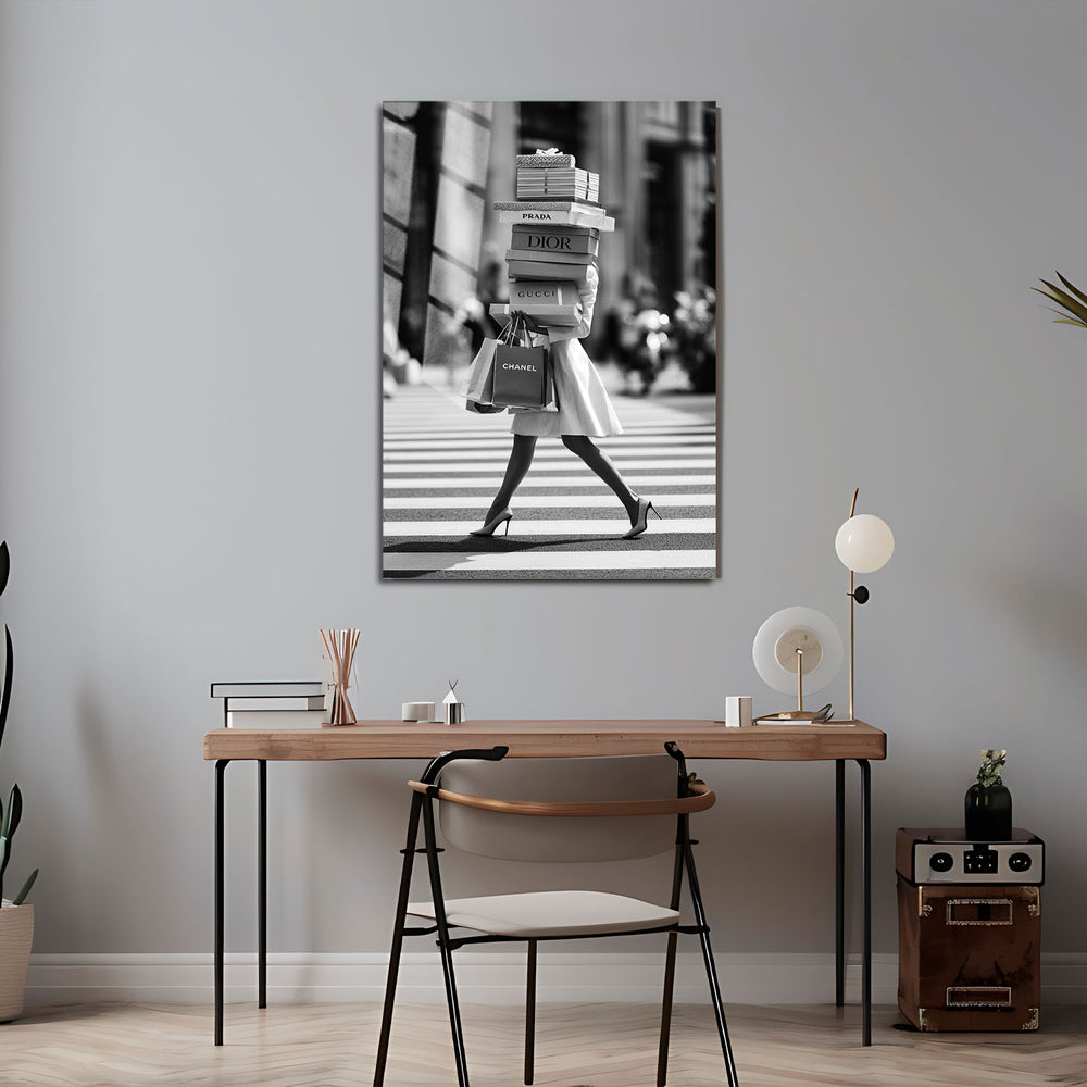 Flex Designs Metal Poster Noir Designer Fashion 16 x 24" Home Goods - Designer  Metal Poster
