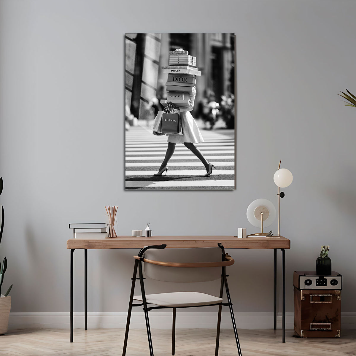 Flex Designs Metal Poster Noir Designer Fashion 16 x 24" Home Goods - Designer  Metal Poster