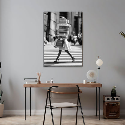 Flex Designs Metal Poster Noir Designer Fashion 16 x 24" Home Goods - Designer  Metal Poster