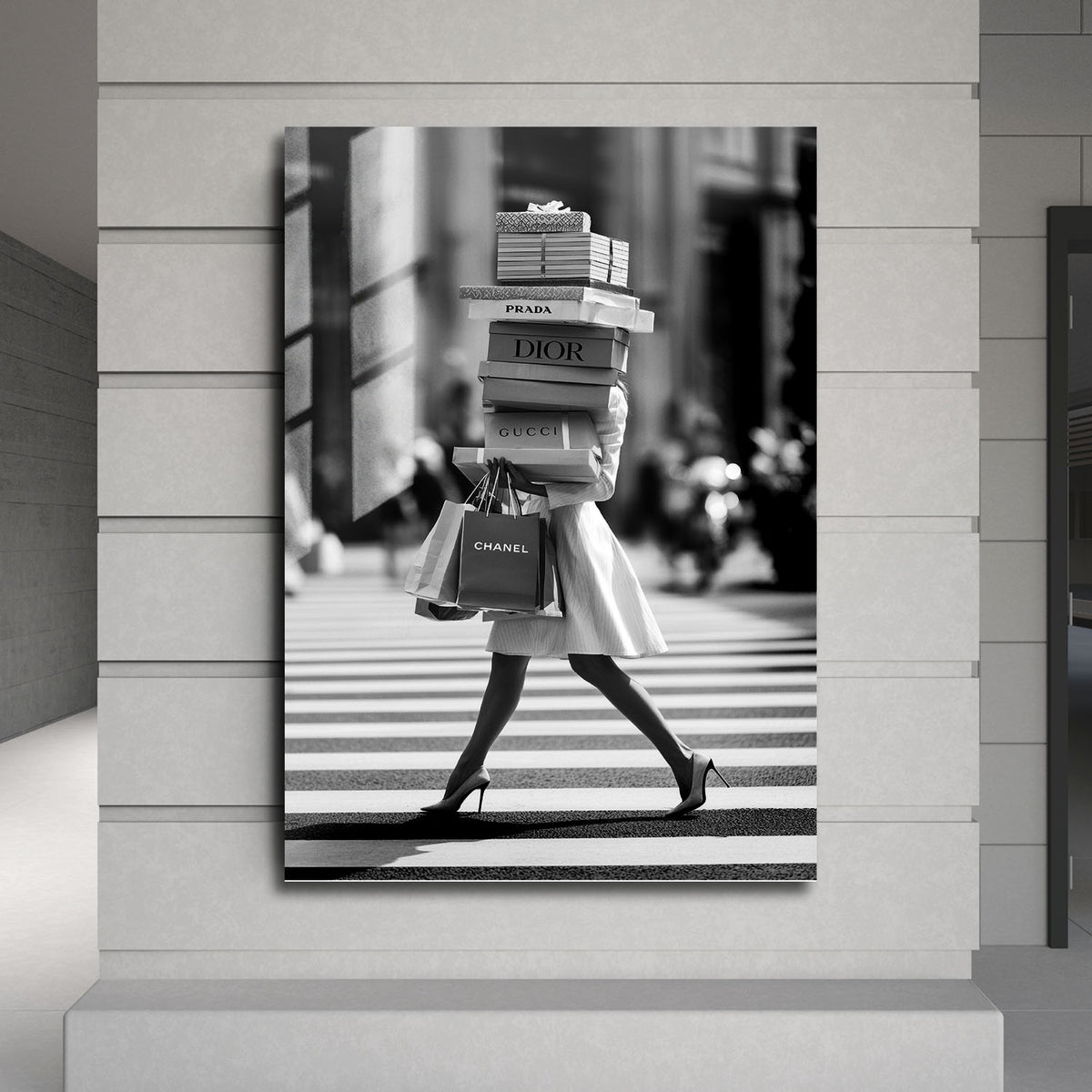 Flex Designs Metal Poster Noir Designer Fashion 5 x 7" Home Goods - Designer  Metal Poster