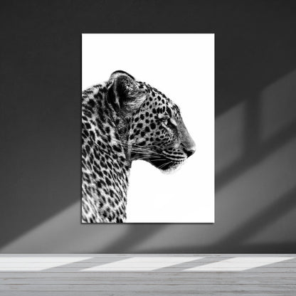 Flex Designs Metal Poster Noir Leopard 24 x 36" Home Goods - Designer  Metal Poster