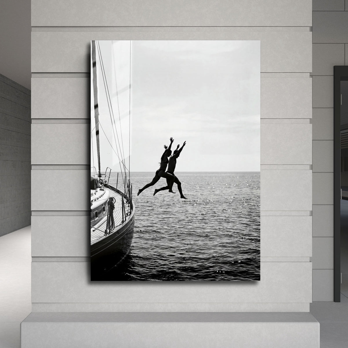 Flex Designs Metal Poster Noir Ocean Bliss 5 x 7" Home Goods - Designer  Metal Poster