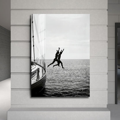 Flex Designs Metal Poster Noir Ocean Bliss 5 x 7" Home Goods - Designer  Metal Poster