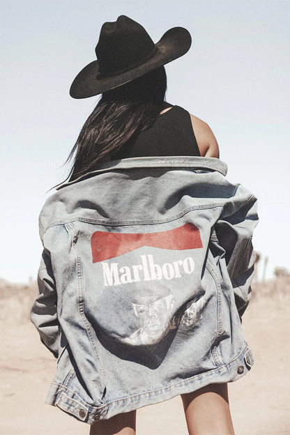 Flex Designs Metal Poster Denim Marlboro 24 x 36" Home Goods - Designer  Metal Poster