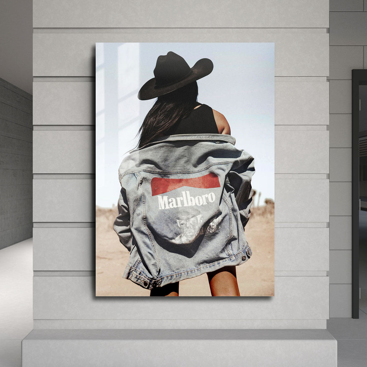 Flex Designs Metal Poster Denim Marlboro 5 x 7" Home Goods - Designer  Metal Poster