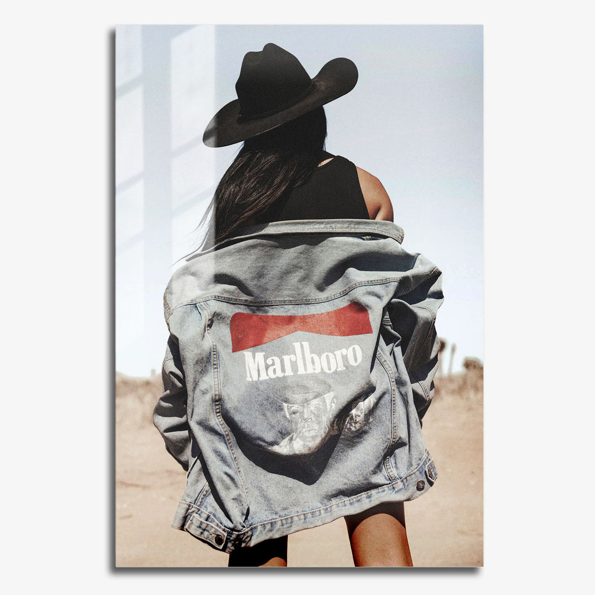 Flex Designs Metal Poster Denim Marlboro 24 x 36" Home Goods - Designer  Metal Poster