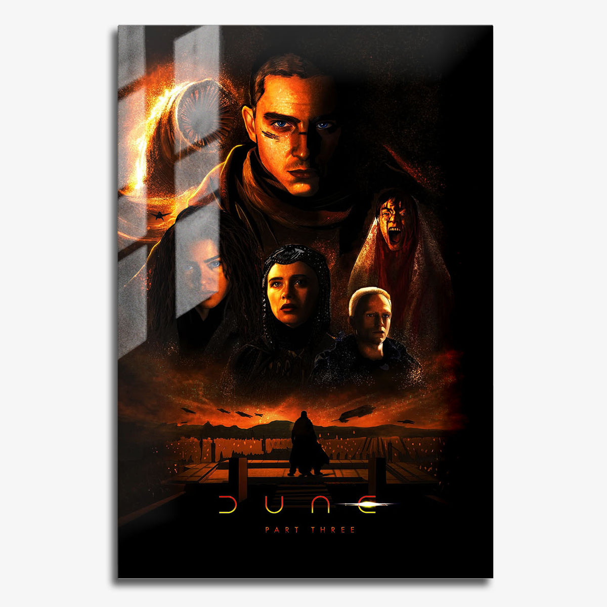 Flex Designs Metal Poster Dune Part Three Cinematic 11 x 17" Home Goods - Movie 2026 Movie Metal Poster