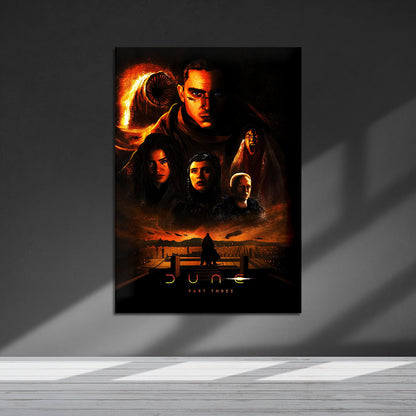 Flex Designs Metal Poster Dune Part Three Cinematic 5 x 7" Home Goods - Movie 2026 Movie Metal Poster