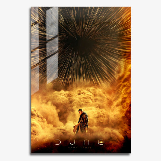 Flex Designs Metal Poster Dune Part Three - Paul Cinematic 11 x 17" Home Goods - Movie 2026 Movie Metal Poster