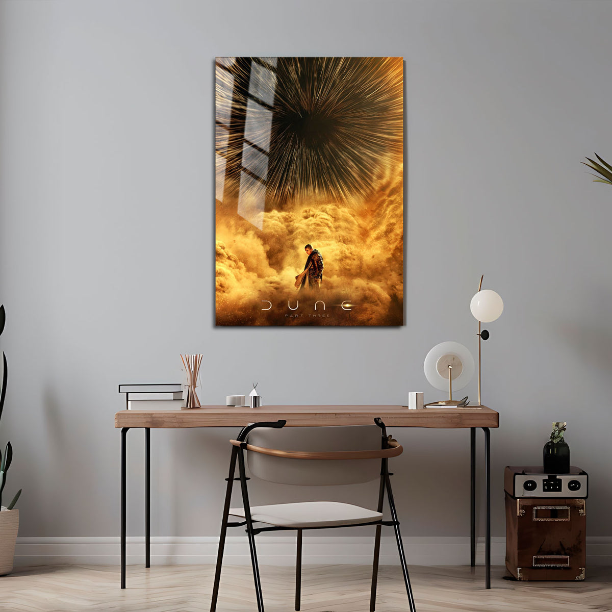 Flex Designs Metal Poster Dune Part Three - Paul Cinematic 5 x 7" Home Goods - Movie 2026 Movie Metal Poster