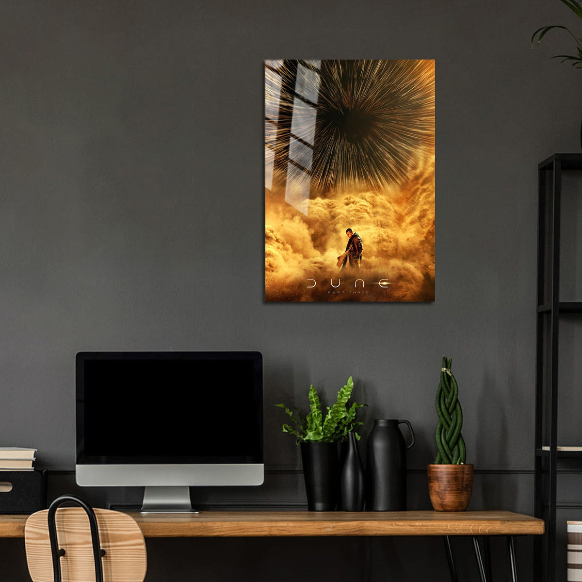 Flex Designs Metal Poster Dune Part Three - Paul Cinematic 24 x 36" Home Goods - Movie 2026 Movie Metal Poster