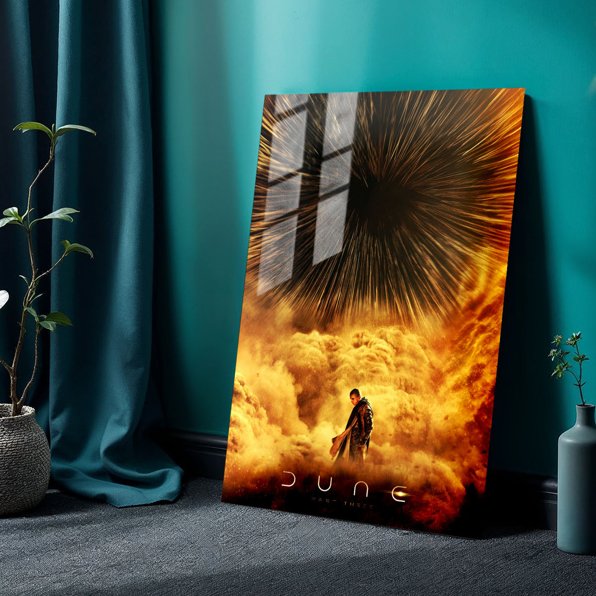 Flex Designs Metal Poster Dune Part Three - Paul Cinematic 24 x 36" Home Goods - Movie 2026 Movie Metal Poster
