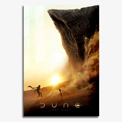 Flex Designs Metal Poster Dune Part Three - Chani Cinematic 11 x 17" Home Goods - Movie 2026 Movie Metal Poster