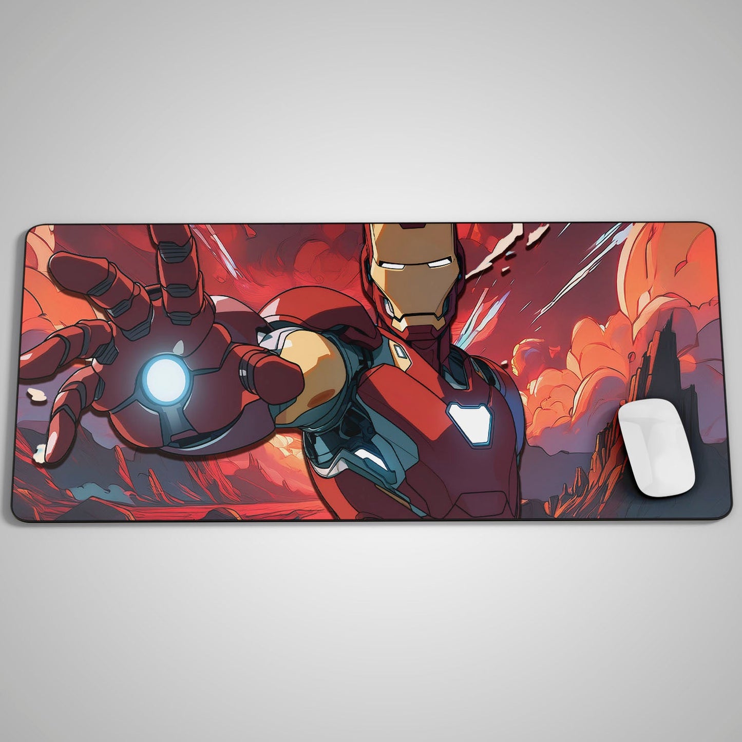 Flex Designs Mouse Pad Iron Man Gaming Mouse Pad Accessories - Superhero Marvel, Avengers Large Gaming Mouse Pad