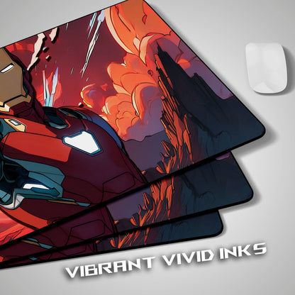 Flex Designs Mouse Pad Iron Man Gaming Mouse Pad Accessories - Superhero Marvel, Avengers Large Gaming Mouse Pad