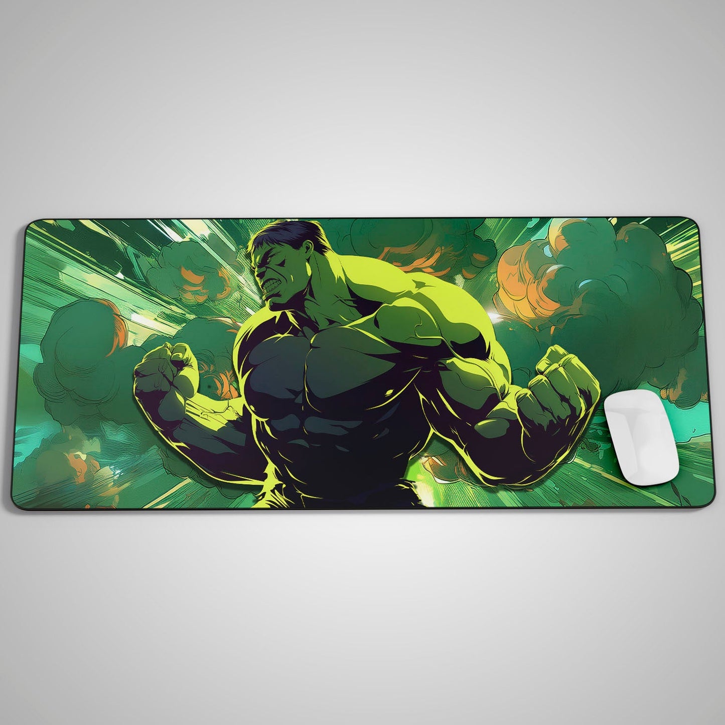 Flex Designs Mouse Pad Hulk Green Gaming Mouse Pad Accessories - Superhero Marvel, Avengers Large Gaming Mouse Pad