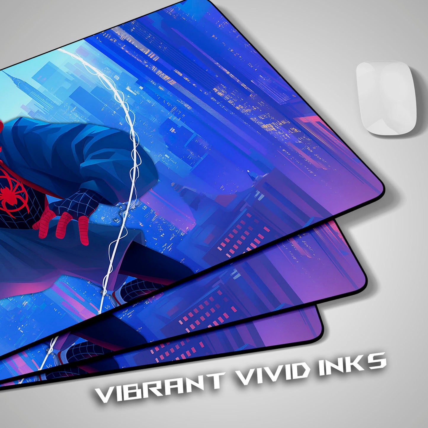 Flex Designs Mouse Pad Spiderman Spiderverse Gaming Mouse Pad Accessories - Superhero Marvel, Avengers Large Gaming Mouse Pad