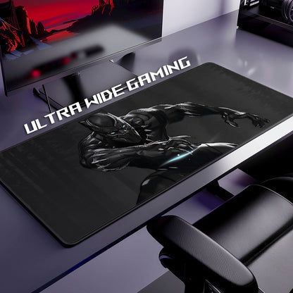 Flex Designs Mouse Pad Black Panther Gaming Mouse Pad Accessories - Superhero Marvel, Avengers Large Gaming Mouse Pad