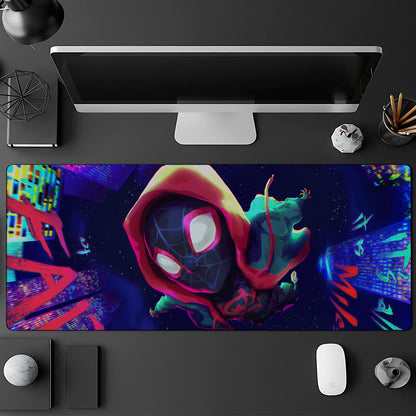 Flex Designs Mouse Pad Spiderman Into the Spiderverse Gaming Mouse Pad Accessories - Superhero Marvel, Avengers Large Gaming Mouse Pad