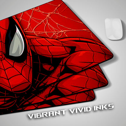 Flex Designs Mouse Pad Red Spiderman Gaming Mouse Pad Accessories - Superhero Marvel, Avengers Large Gaming Mouse Pad