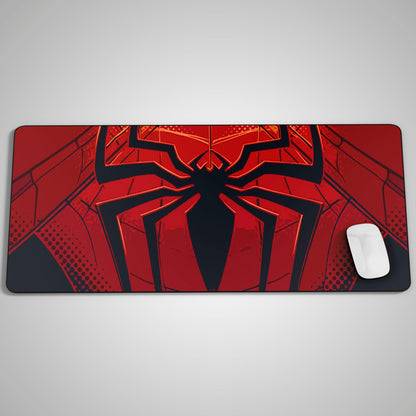 Flex Designs Mouse Pad Red Spiderman Symbol Gaming Mouse Pad Accessories - Superhero Marvel, Avengers Large Gaming Mouse Pad