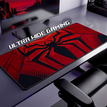 Flex Designs Mouse Pad Red Spiderman Symbol Gaming Mouse Pad Accessories - Superhero Marvel, Avengers Large Gaming Mouse Pad