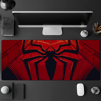 Flex Designs Mouse Pad Red Spiderman Symbol Gaming Mouse Pad Accessories - Superhero Marvel, Avengers Large Gaming Mouse Pad